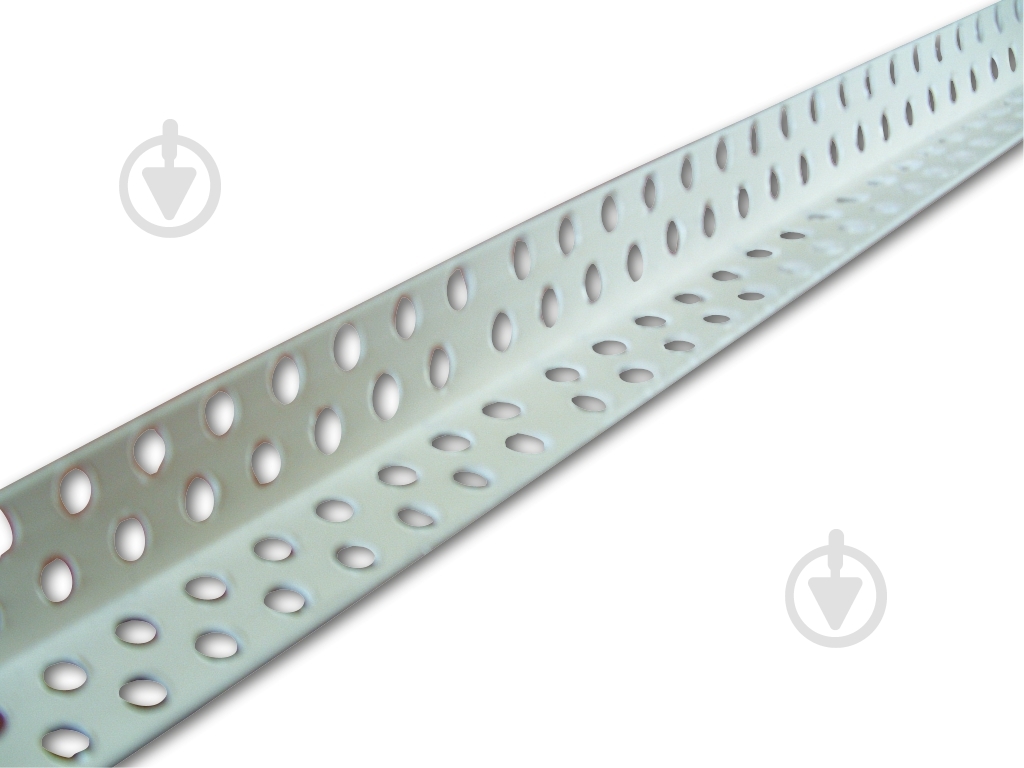 Уголок ПВХ перфорированный прямой Masterplast THERMOMASTER 3,0м 22х22мм - фото 1