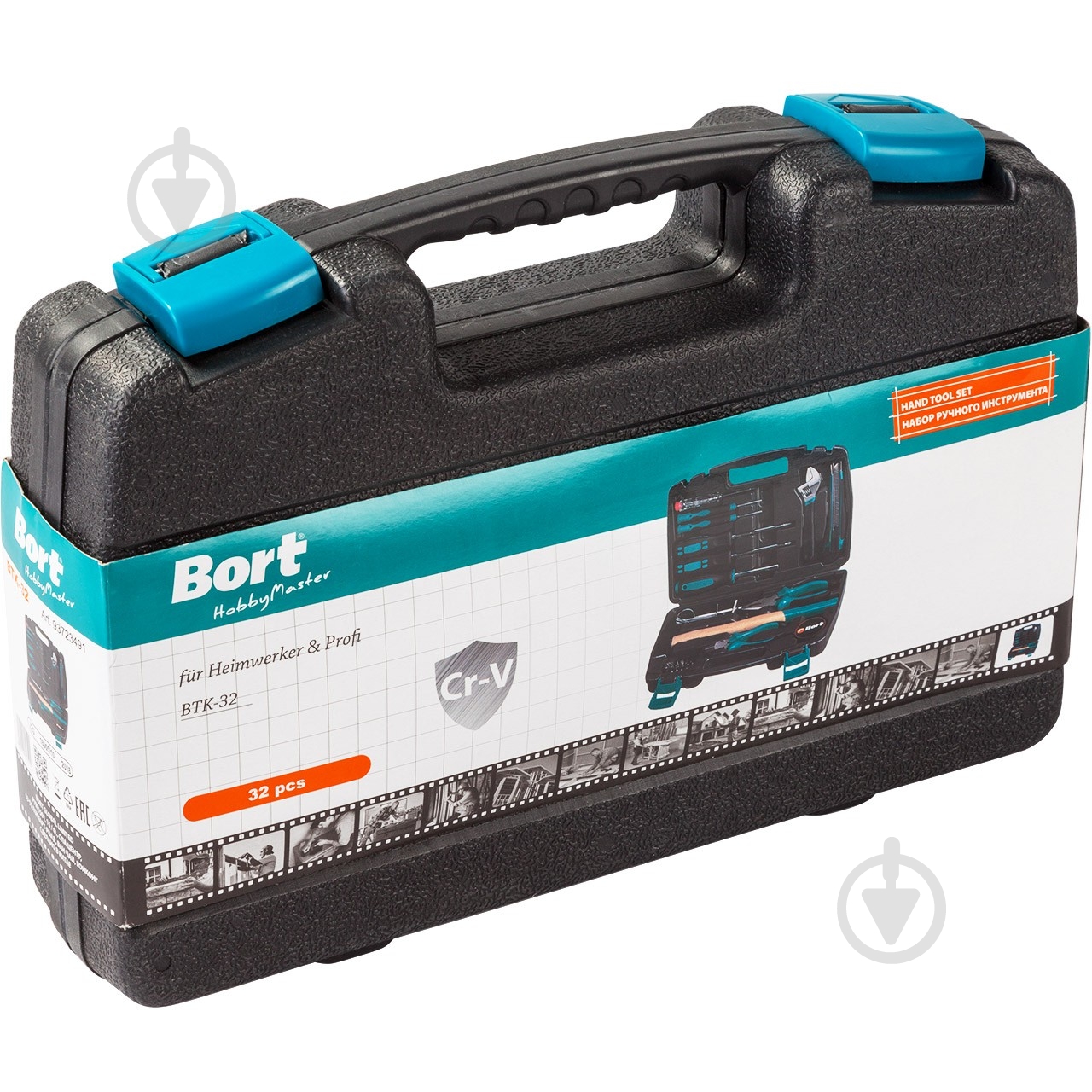 Набор ручного инструмента Bort 32 шт. BTK-32 - фото 5 Набор ручного инструмента Bort 32 шт. BTK-32 - фото 5