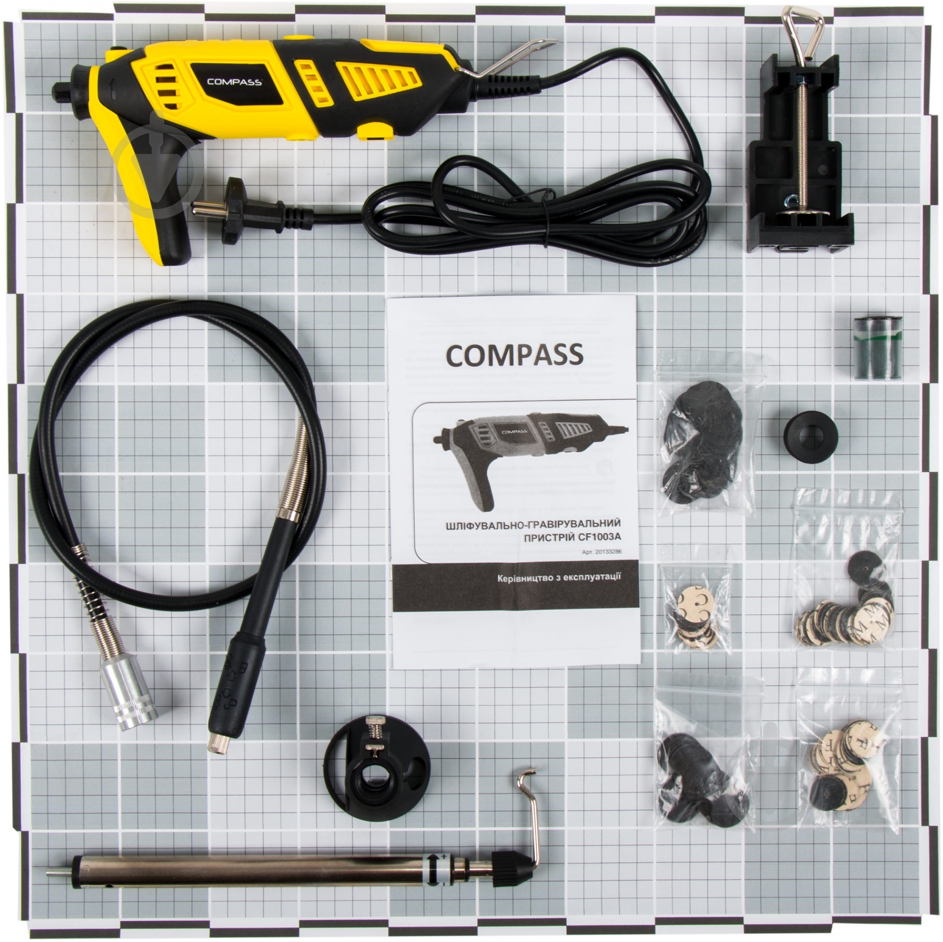 Шлифовально-гравировальное устройство Compass CF1003A 20133286 - фото 5