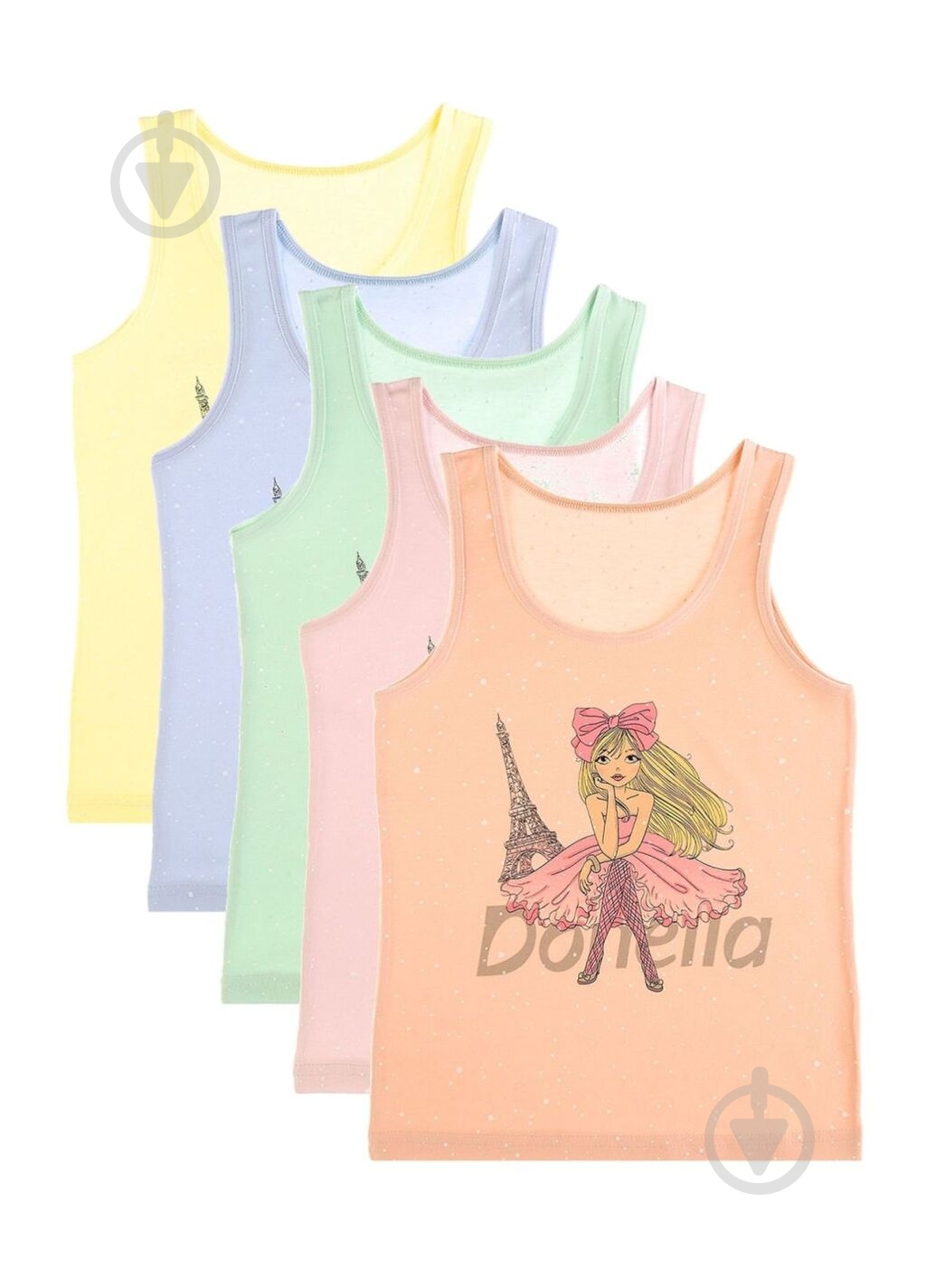 Майка детская для девочекдетские Donella 49520PD р.122-128 в ассортименте - фото 1