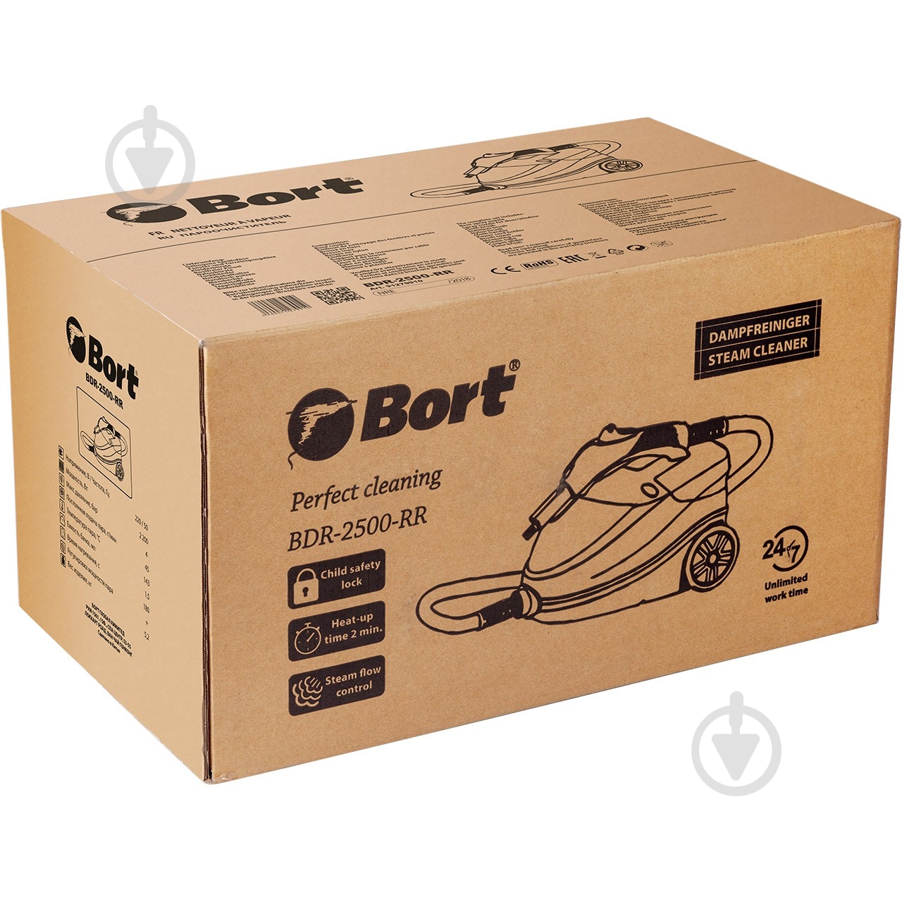 Пароочиститель Bort BDR-2500-RR 91279910 - фото 18