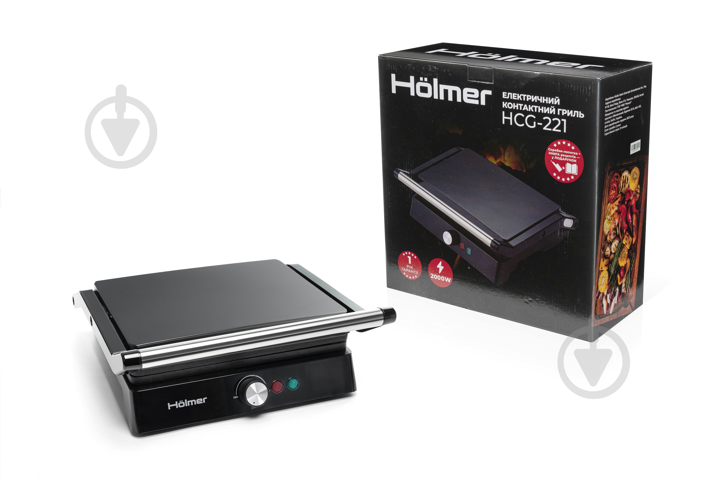 Гриль электрический Holmer HCG-221 - фото 10