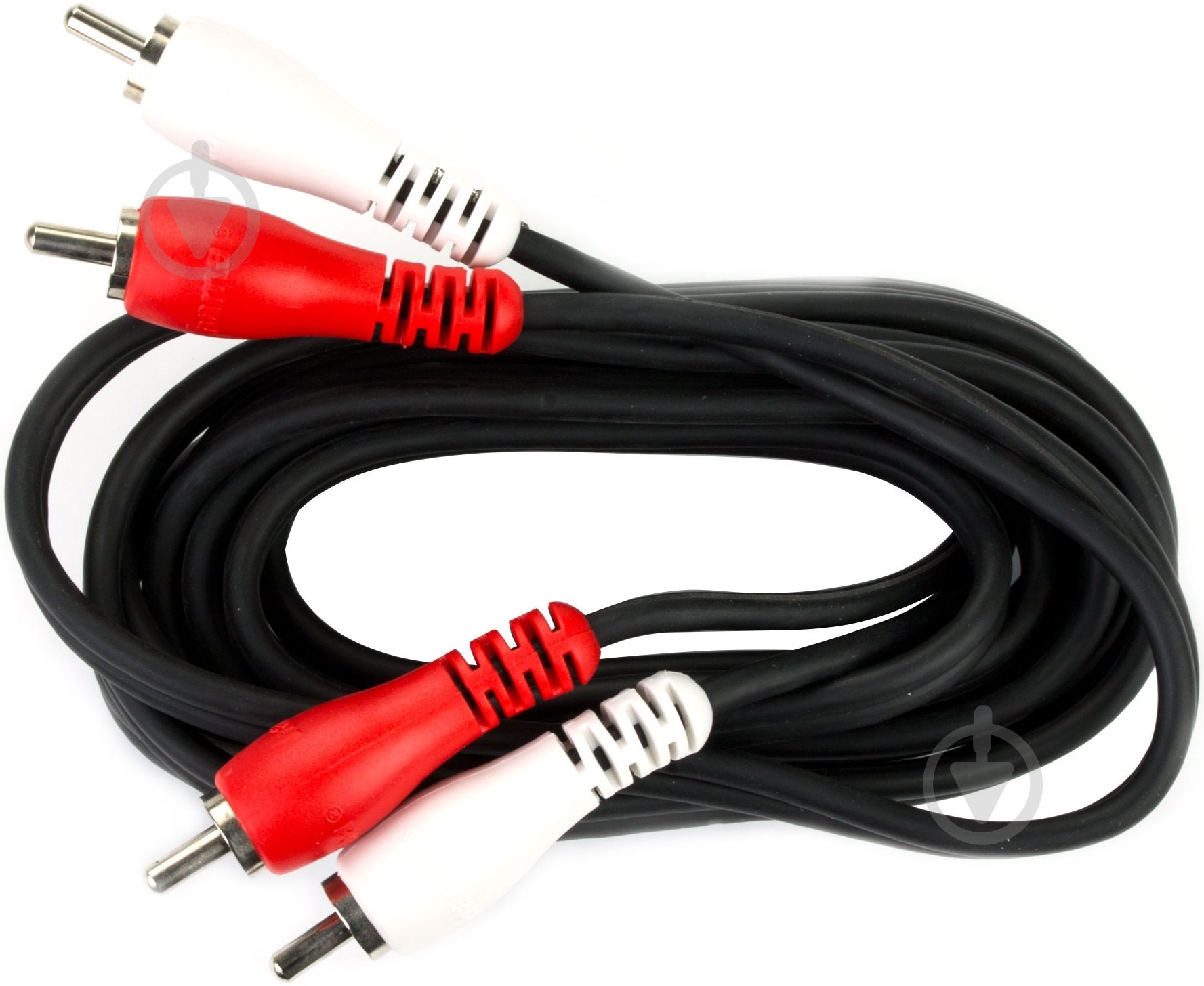 Кабель HAMA 2xRCA – 2xRCA 2.5 м черный (43407) - фото 1