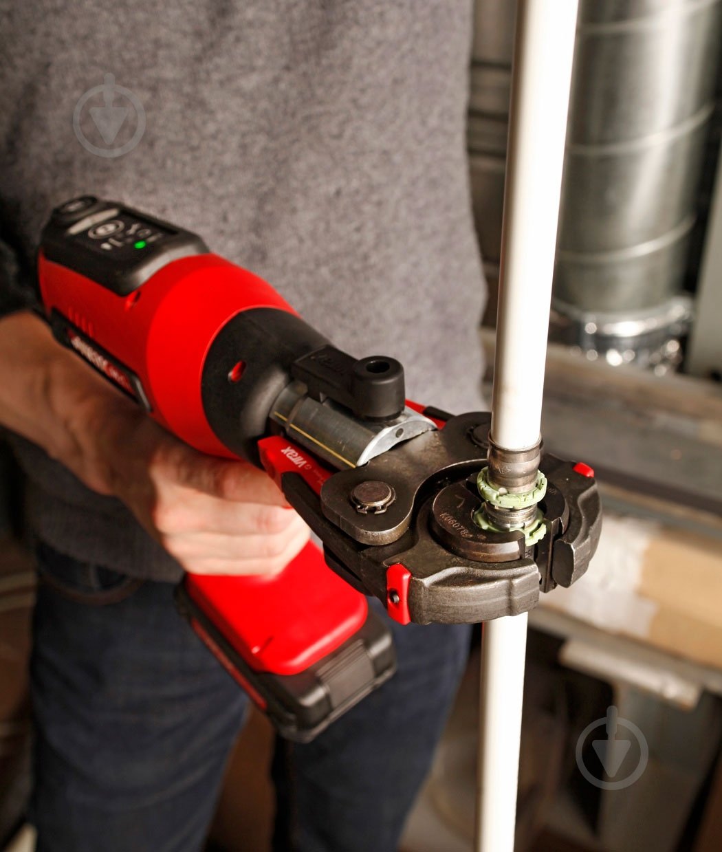 Пресс-клещи VIRAX VIPER M21 +2 акум.+ зажим - фото 2