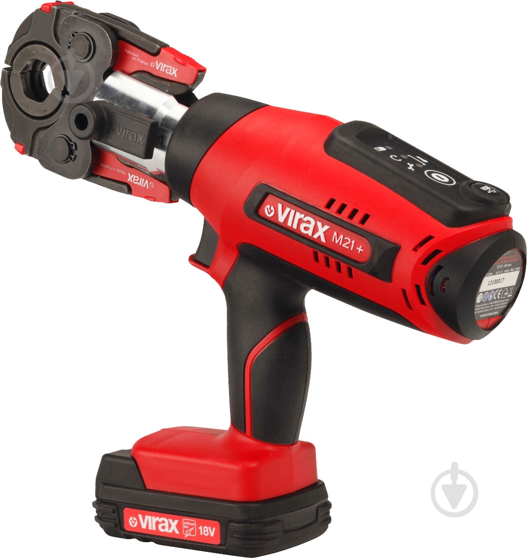 Пресс-клещи VIRAX VIPER M21 +2 акум.+ зажим - фото 1