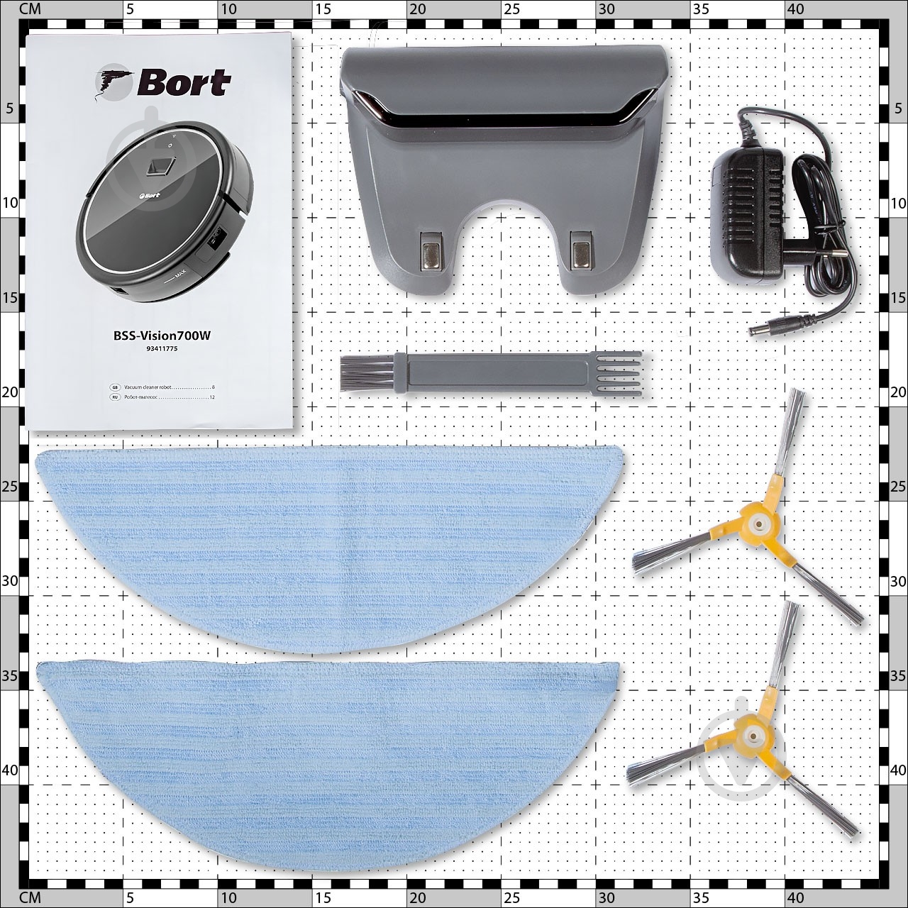 Пылесос Bort робот с голосовым управлением и видеонавигацией для сухой и влажной уборки BSS Vision 700W - фото 11