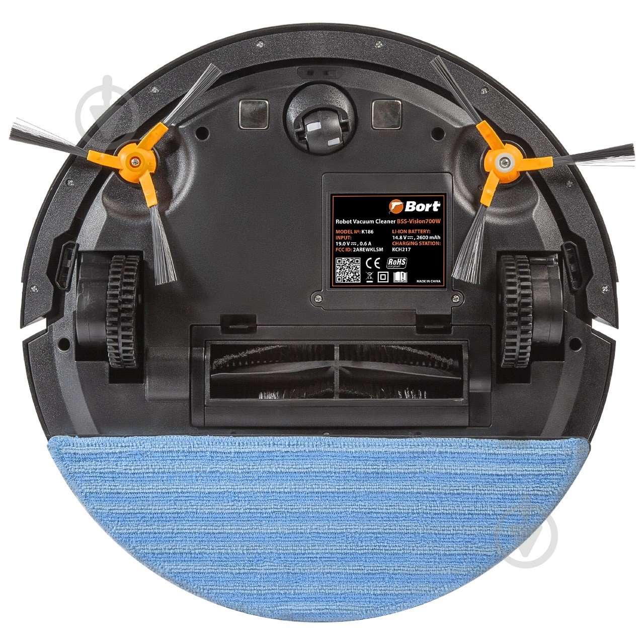 Пылесос Bort робот с голосовым управлением и видеонавигацией для сухой и влажной уборки BSS Vision 700W - фото 5