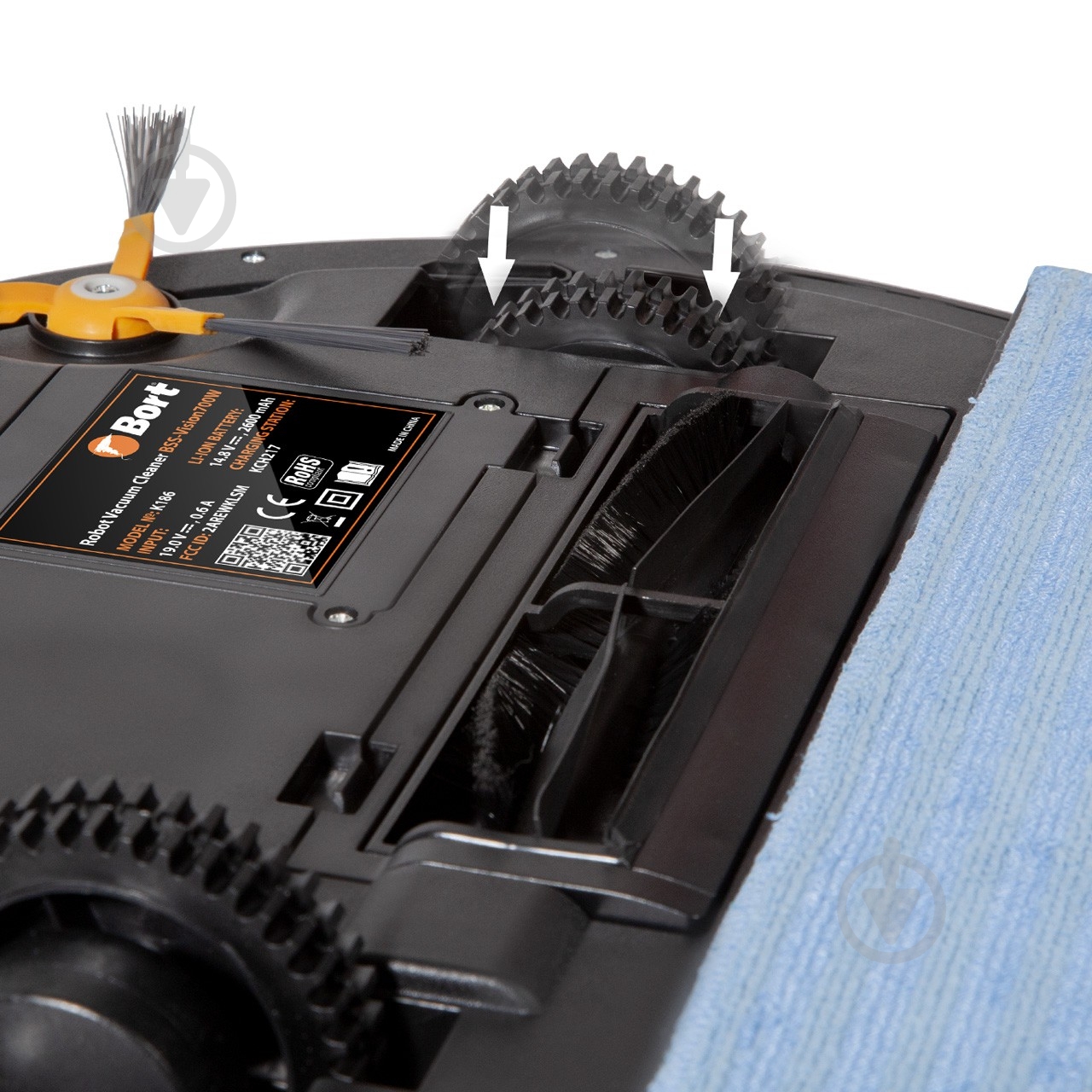 Пылесос Bort робот с голосовым управлением и видеонавигацией для сухой и влажной уборки BSS Vision 700W - фото 9