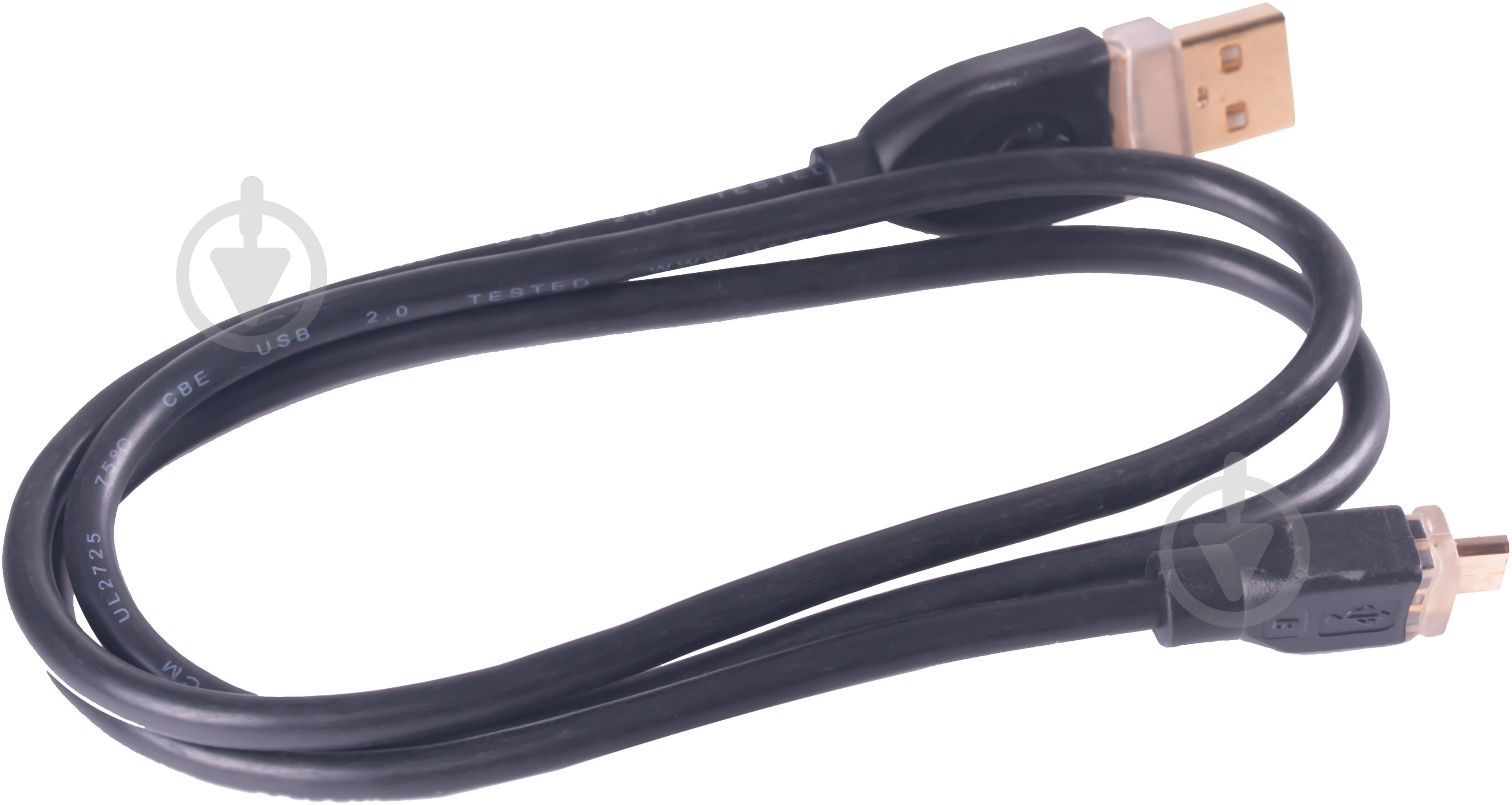 Кабель HAMA USB – microUSB 0.75 м черный (78490) - фото 1