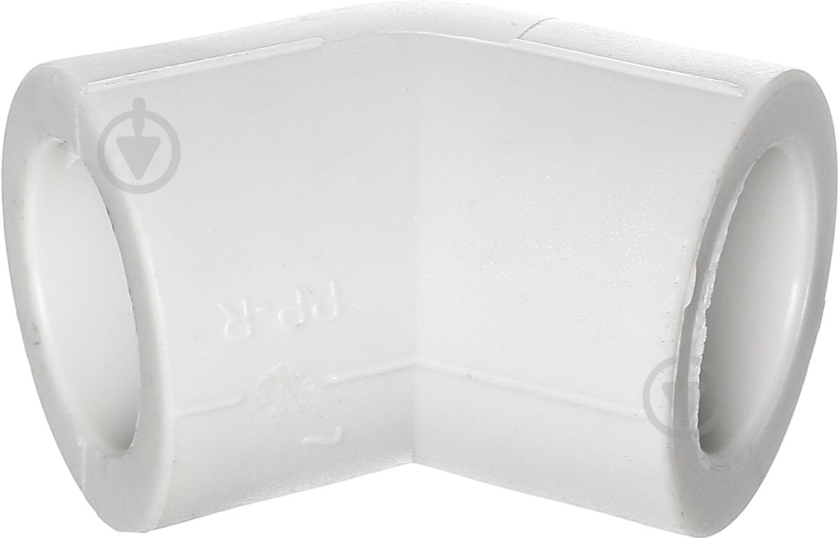 Колено ВВ Prawtech PP-R O20 ВВ 45° - фото 2 Колено ВВ Prawtech PP-R O20 ВВ 45° - фото 2