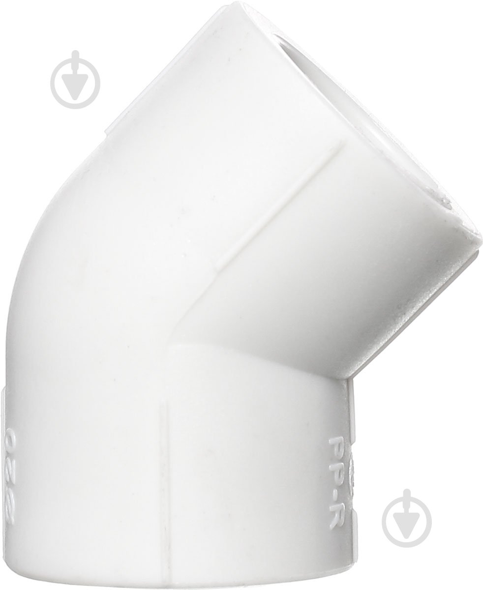 Колено ВВ Prawtech PP-R O20 ВВ 45° - фото 1 Колено ВВ Prawtech PP-R O20 ВВ 45° - фото 1