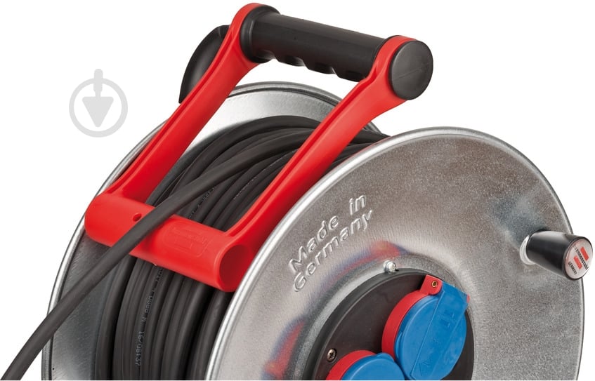 Подовжувач на котушці Brennenstuhl Garant S05V3V3 із заземленням 3 гн. чорний 50 м 1198590 - фото 2 Подовжувач на котушці Brennenstuhl Garant S05V3V3 із заземленням 3 гн. чорний 50 м 1198590 - фото 2