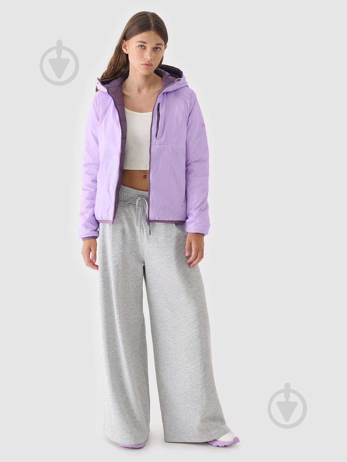 Пуховик жіночий зимовий 4F DOWN JACKET F471 4FWAW24TDJAF471-52S р.S фіолетовий - фото 3 Пуховик жіночий зимовий 4F DOWN JACKET F471 4FWAW24TDJAF471-52S р.S фіолетовий - фото 3