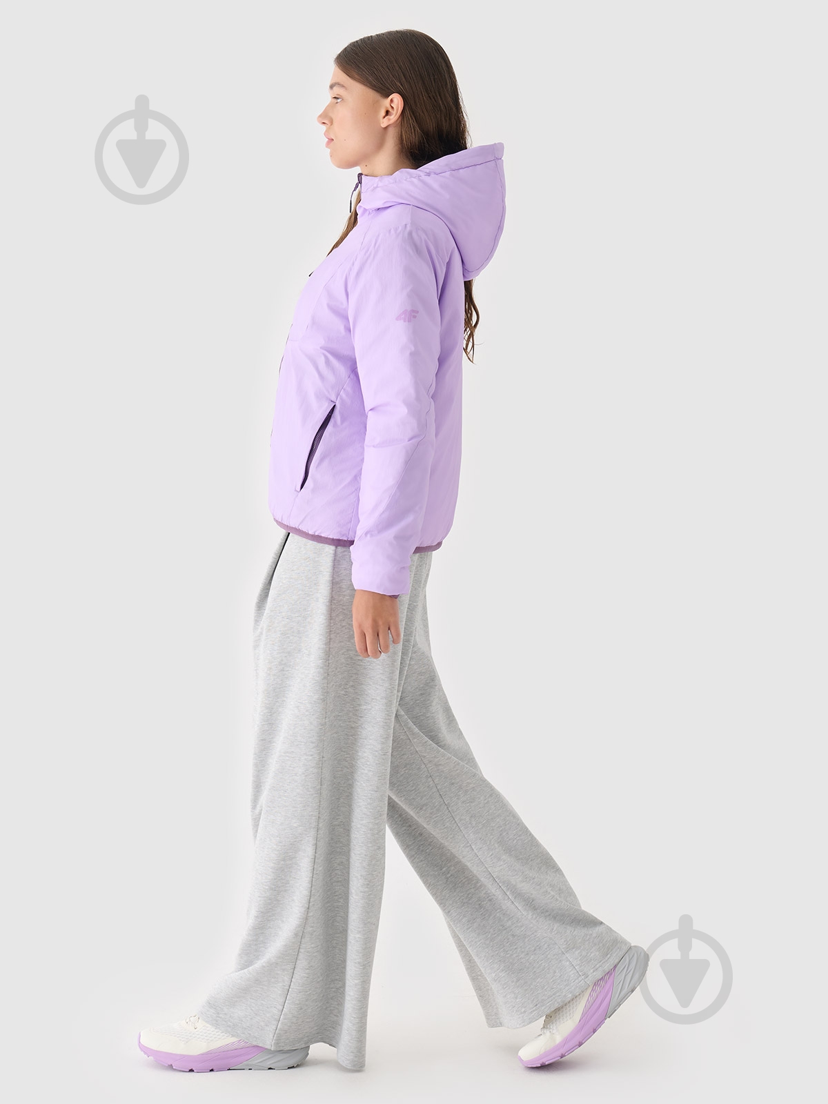 Пуховик жіночий зимовий 4F DOWN JACKET F471 4FWAW24TDJAF471-52S р.S фіолетовий - фото 5 Пуховик жіночий зимовий 4F DOWN JACKET F471 4FWAW24TDJAF471-52S р.S фіолетовий - фото 5