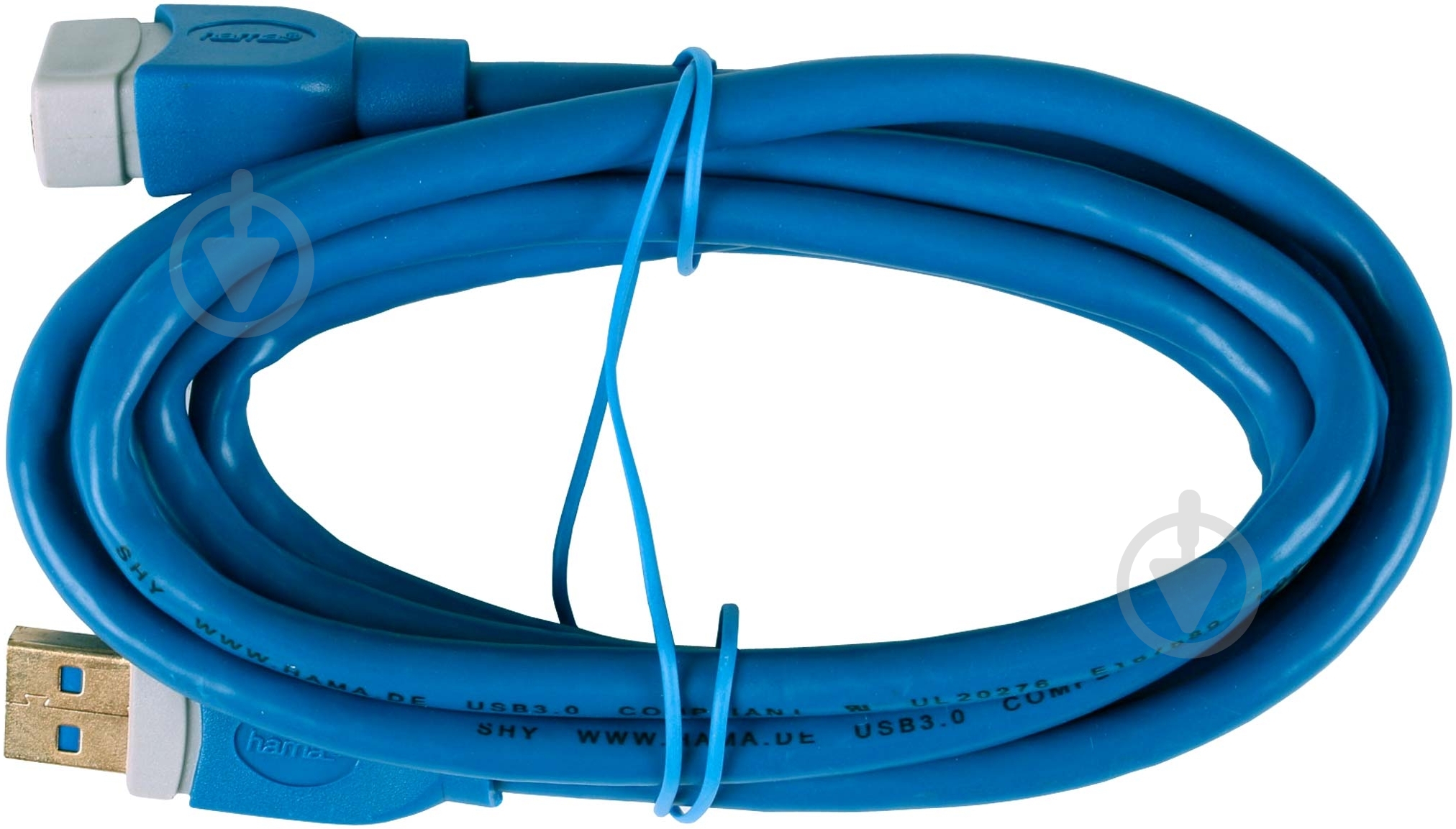 Кабель Hama USB Am – USB Af 1.8 м синий (39674) - фото 3