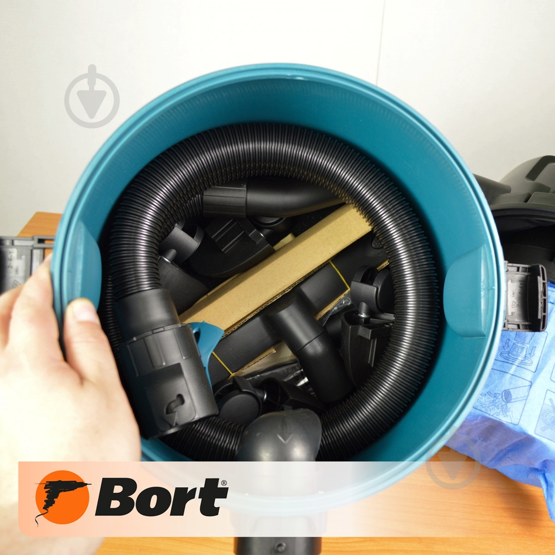 Пылесос Bort для сухой и влажной уборки BSS-1218 - фото 11
