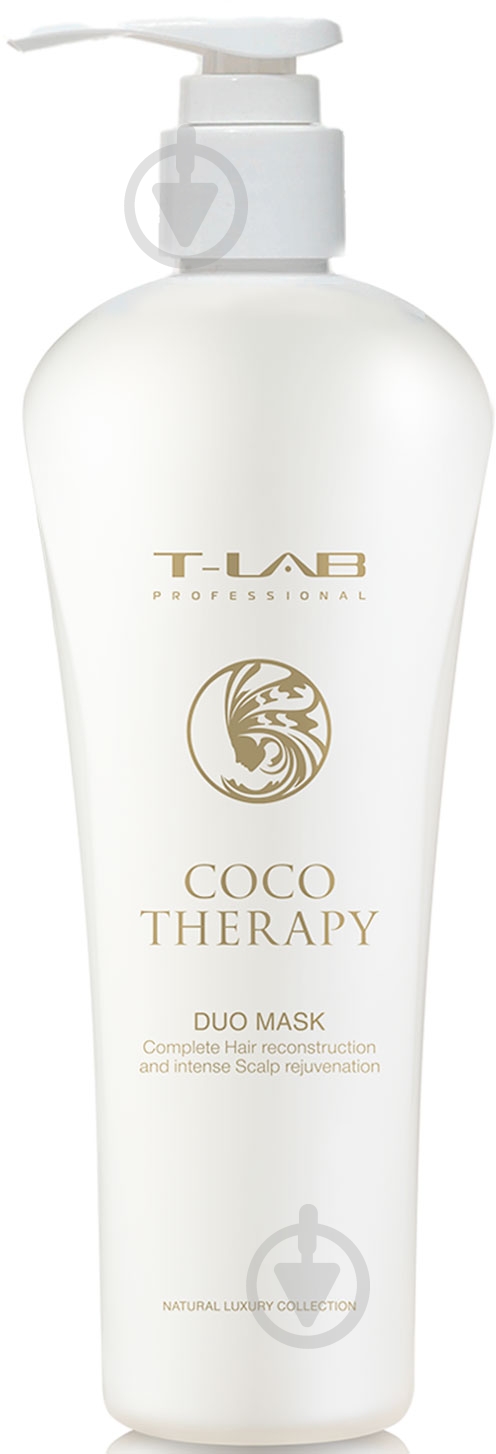 Маска-кондиціонер T-LAB Professional Coco Therapy Duo для бездоганного відновлення та віталізації волосся 300 мл - фото 1 Маска-кондиціонер T-LAB Professional Coco Therapy Duo для бездоганного відновлення та віталізації волосся 300 мл - фото 1