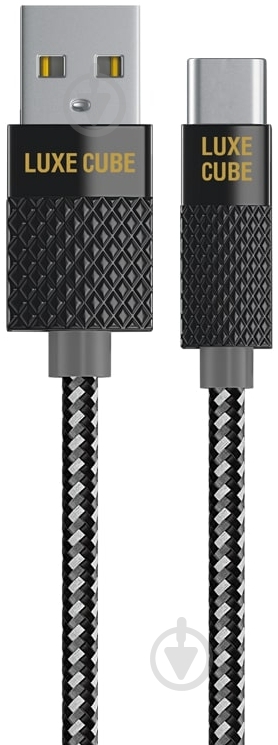Кабель живлення Luxe Cube Premium USB C to USB 1 м сірий (8889996899667) - фото 1
