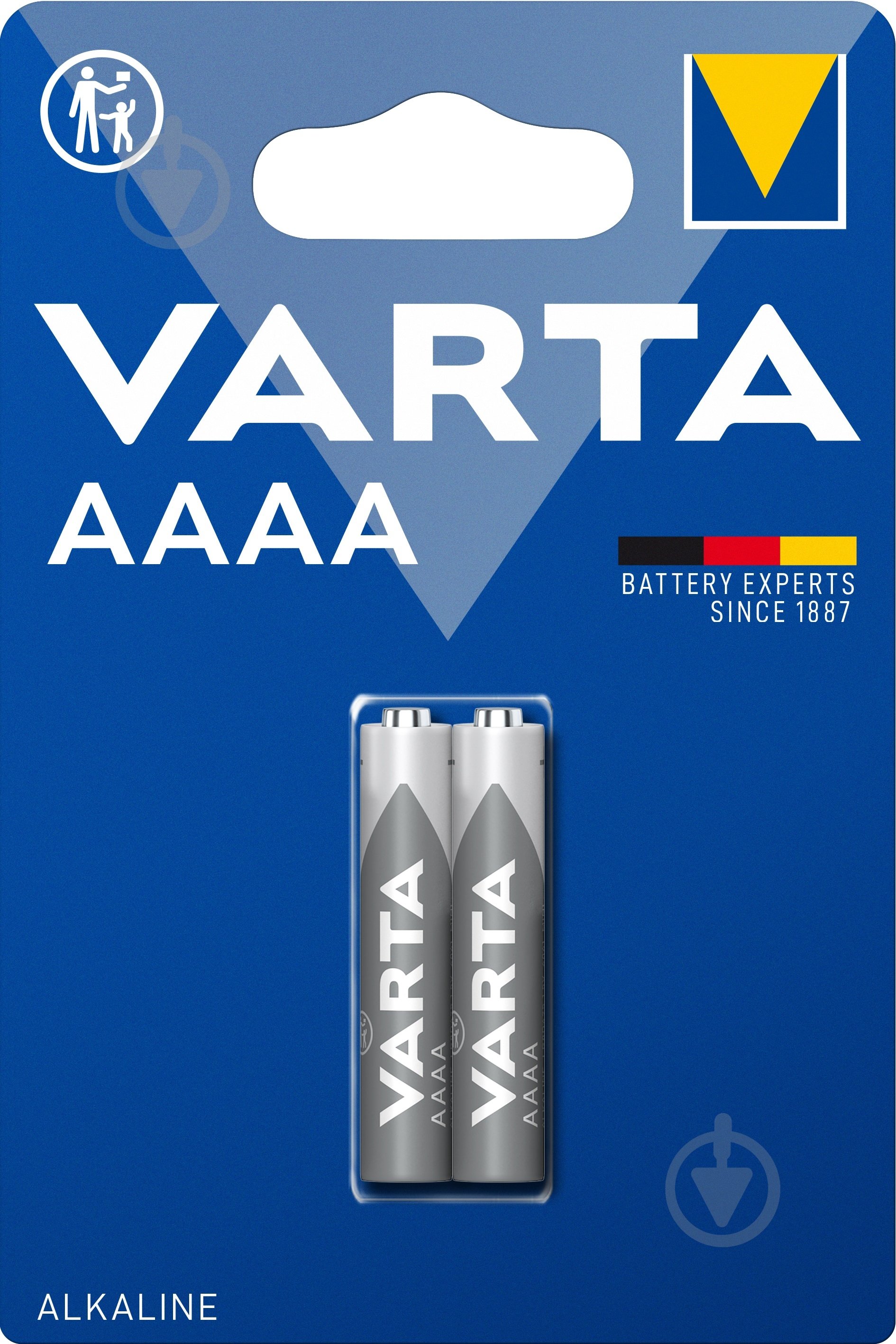 Батарейки Varta BLI Alkaline AAAA 2 шт. (4061101402) - фото 1 Батарейки Varta BLI Alkaline AAAA 2 шт. (4061101402) - фото 1