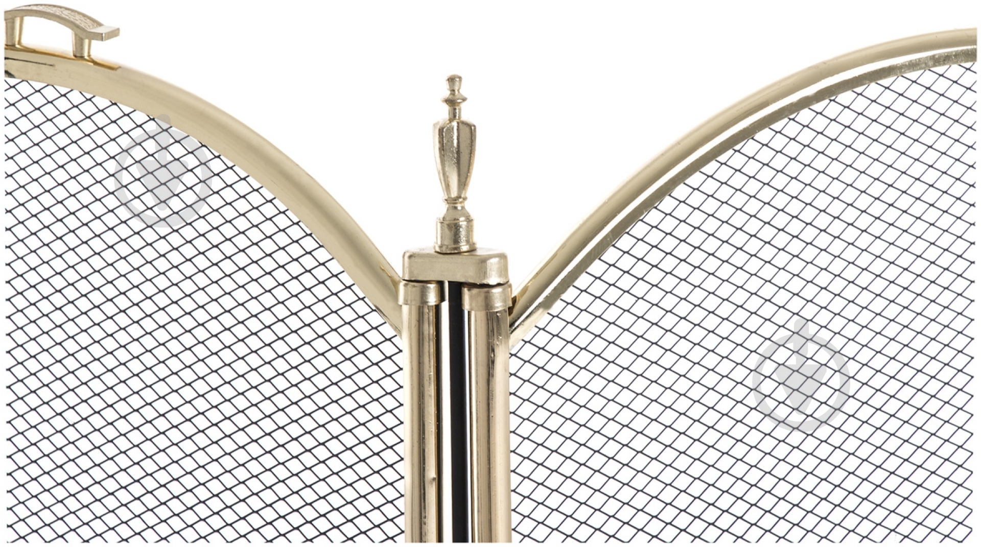 Каминная сетка 4Р 80х131 см золотой - фото 2