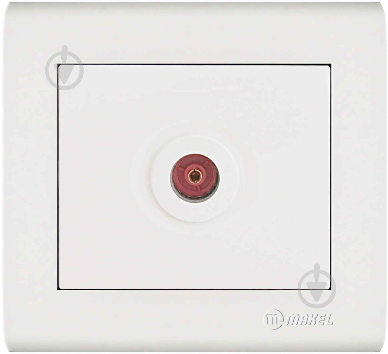 Розетка TV Makel Manolya белый 41001007 - фото 1