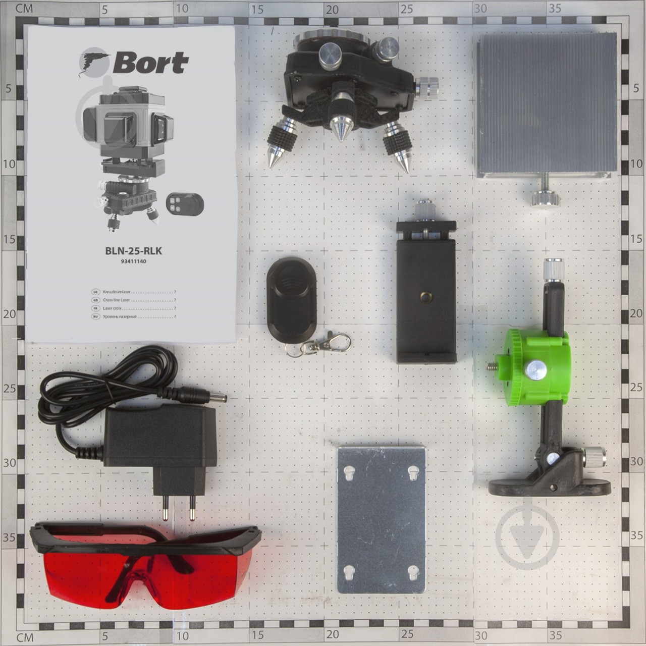 Нівелір ротаційний Bort з дистанційним керуванням BLN-25 RLK - фото 3 Нівелір ротаційний Bort з дистанційним керуванням BLN-25 RLK - фото 3