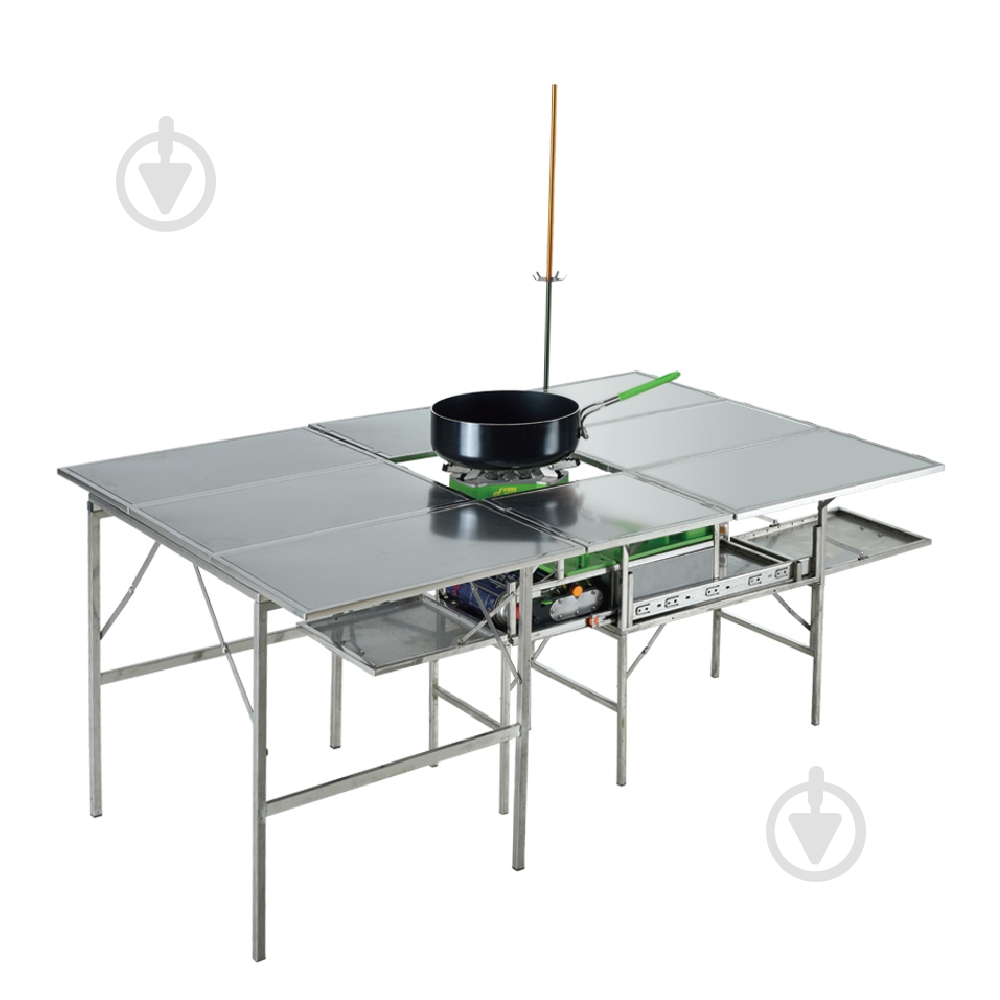 Набір посуду BRS ø448 мм 839 мм Кемпінгова портативна кухня із столом BRS-96 - фото 3