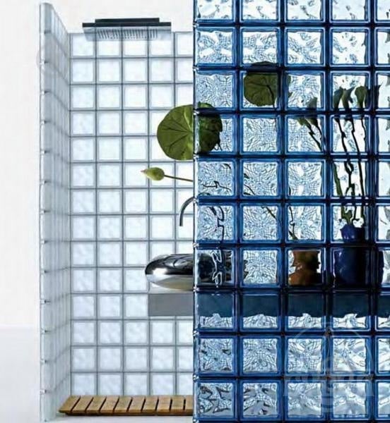 Стеклоблок Basic 190x190x80 Wave фиолетовый - фото 5