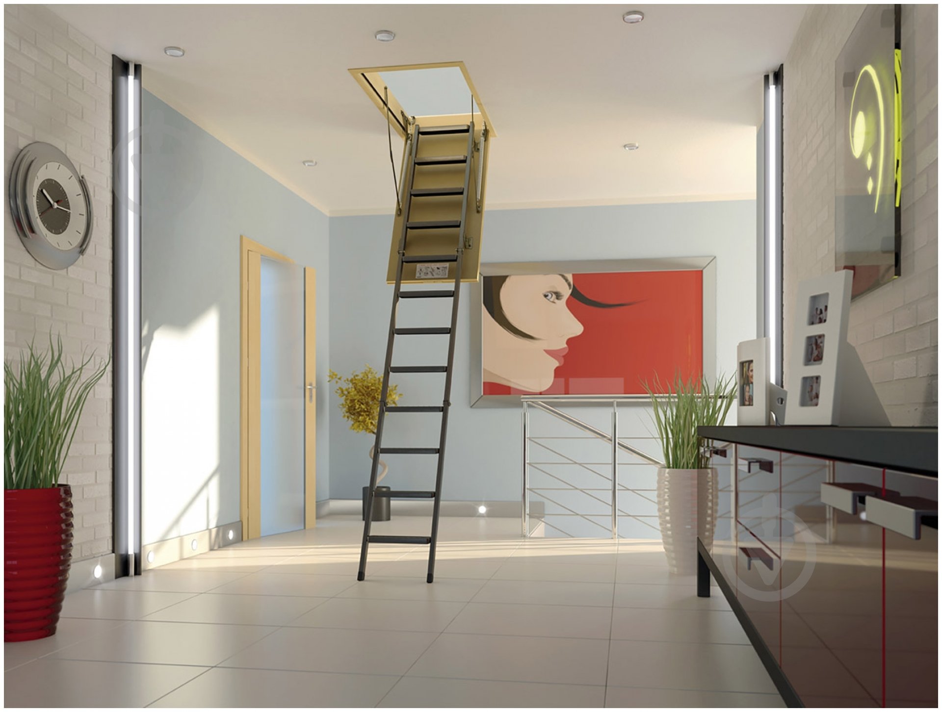 Сходи на горище Fakro LMS 280 120x70 см металева - фото 3