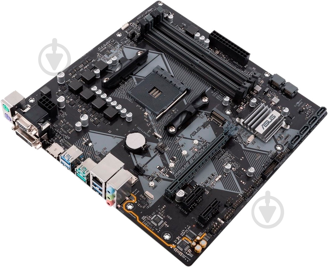 Материнская плата Asus PRIME B450M-A (Socket AM4, AMD B450, mirco ATX) - фото 4