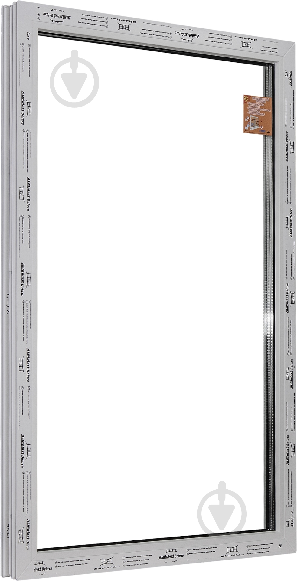 Вікно глухе ALMplast Delux 70 800x1000 мм без відкривання - фото 1