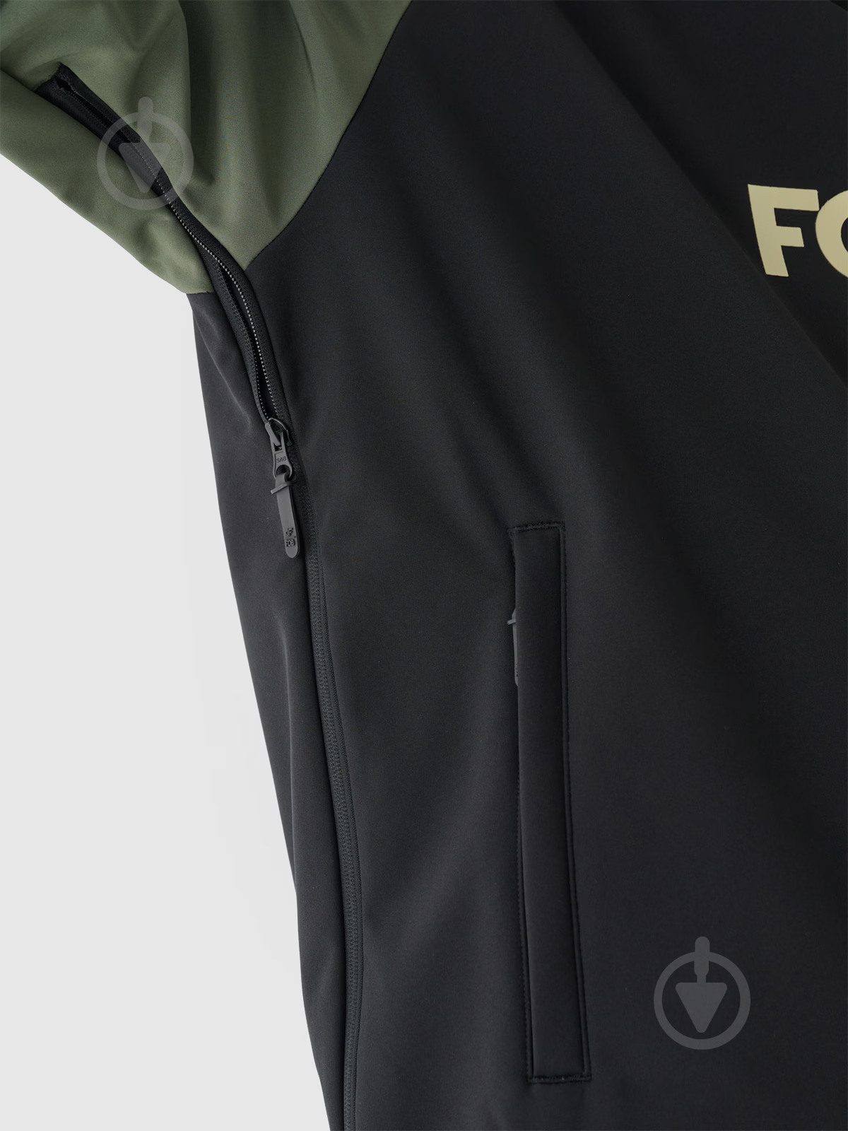 Куртка 4F SOFTSHELL JACKET M255 4FWAW24TSOFM255-20S р.L чорний - фото 10