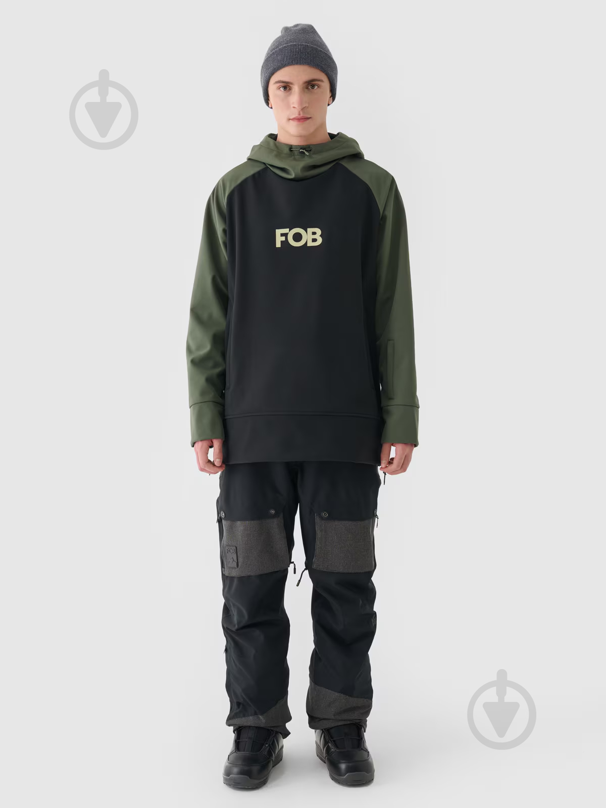 Куртка 4F SOFTSHELL JACKET M255 4FWAW24TSOFM255-20S р.L чорний - фото 11