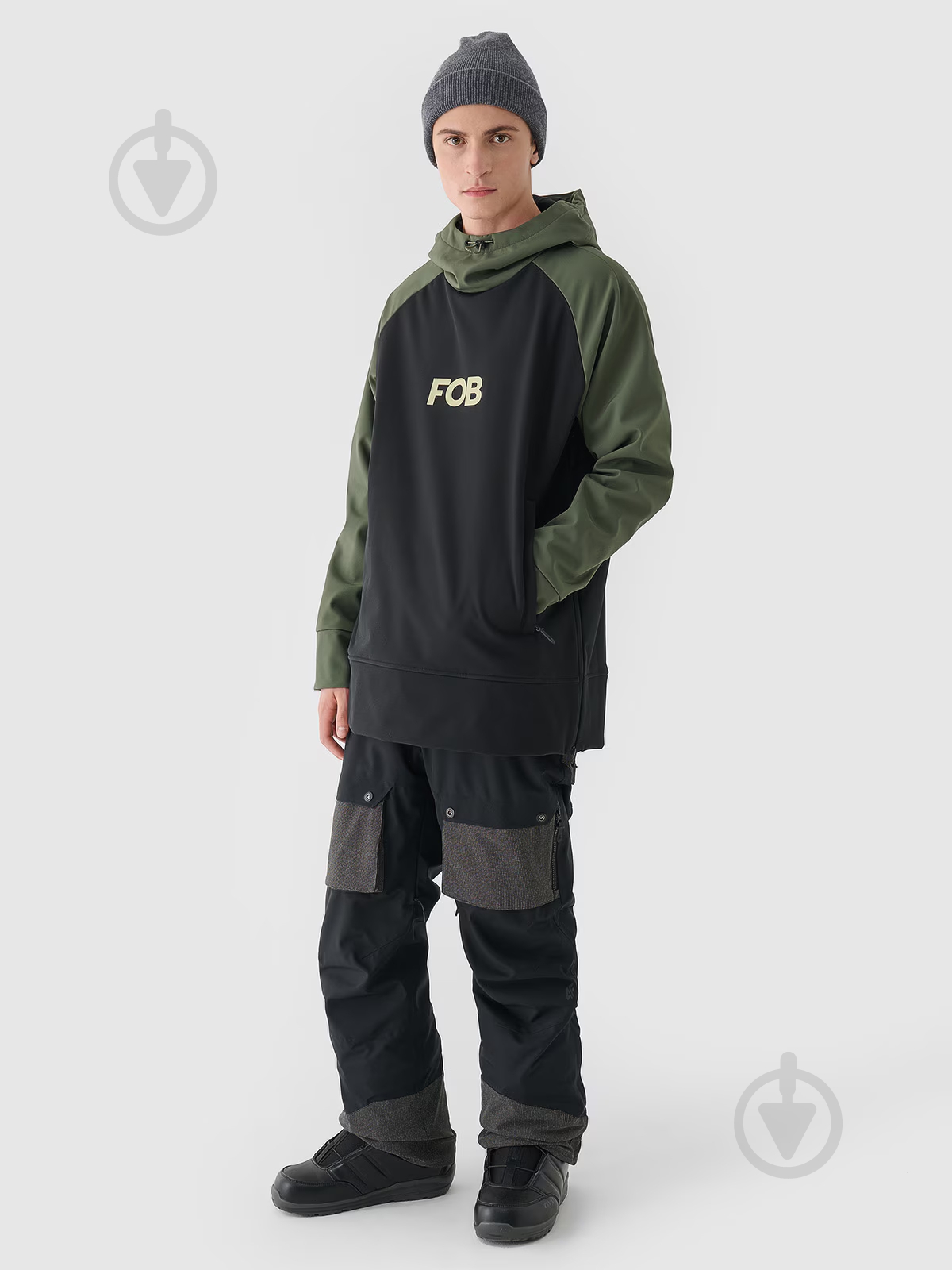 Куртка 4F SOFTSHELL JACKET M255 4FWAW24TSOFM255-20S р.L чорний - фото 2