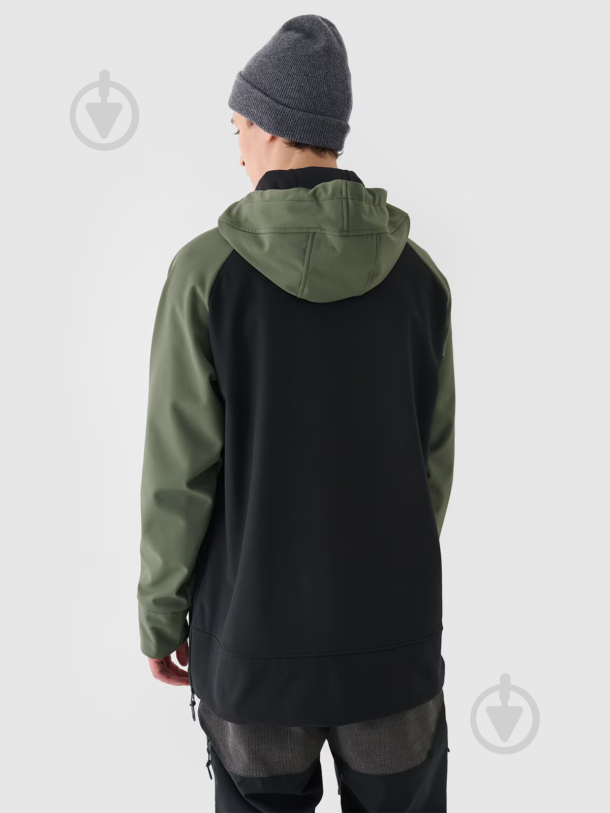 Куртка 4F SOFTSHELL JACKET M255 4FWAW24TSOFM255-20S р.L чорний - фото 3