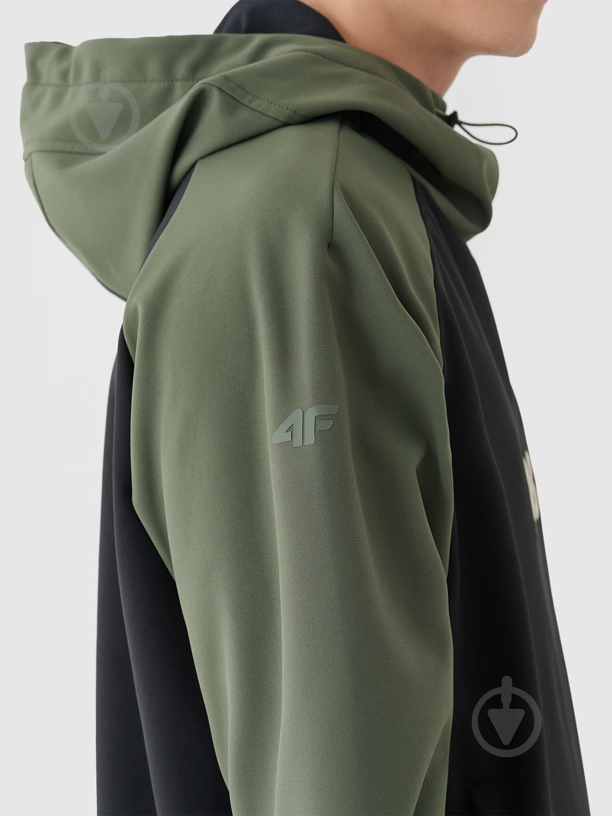 Куртка 4F SOFTSHELL JACKET M255 4FWAW24TSOFM255-20S р.L чорний - фото 6