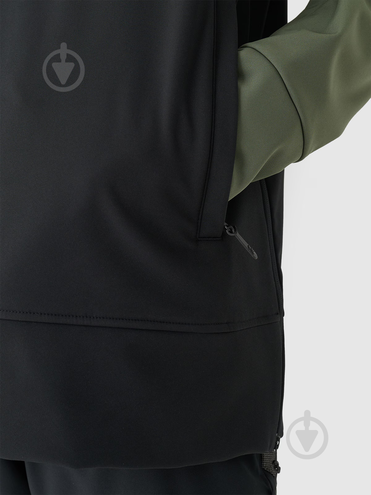 Куртка 4F SOFTSHELL JACKET M255 4FWAW24TSOFM255-20S р.L чорний - фото 7