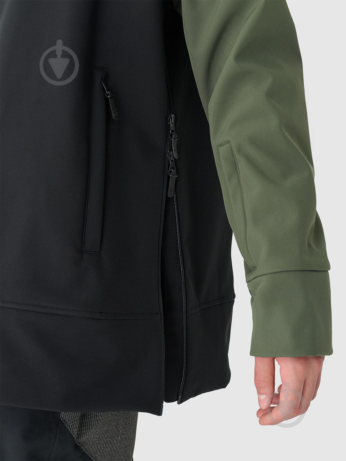 Куртка 4F SOFTSHELL JACKET M255 4FWAW24TSOFM255-20S р.L чорний - фото 8