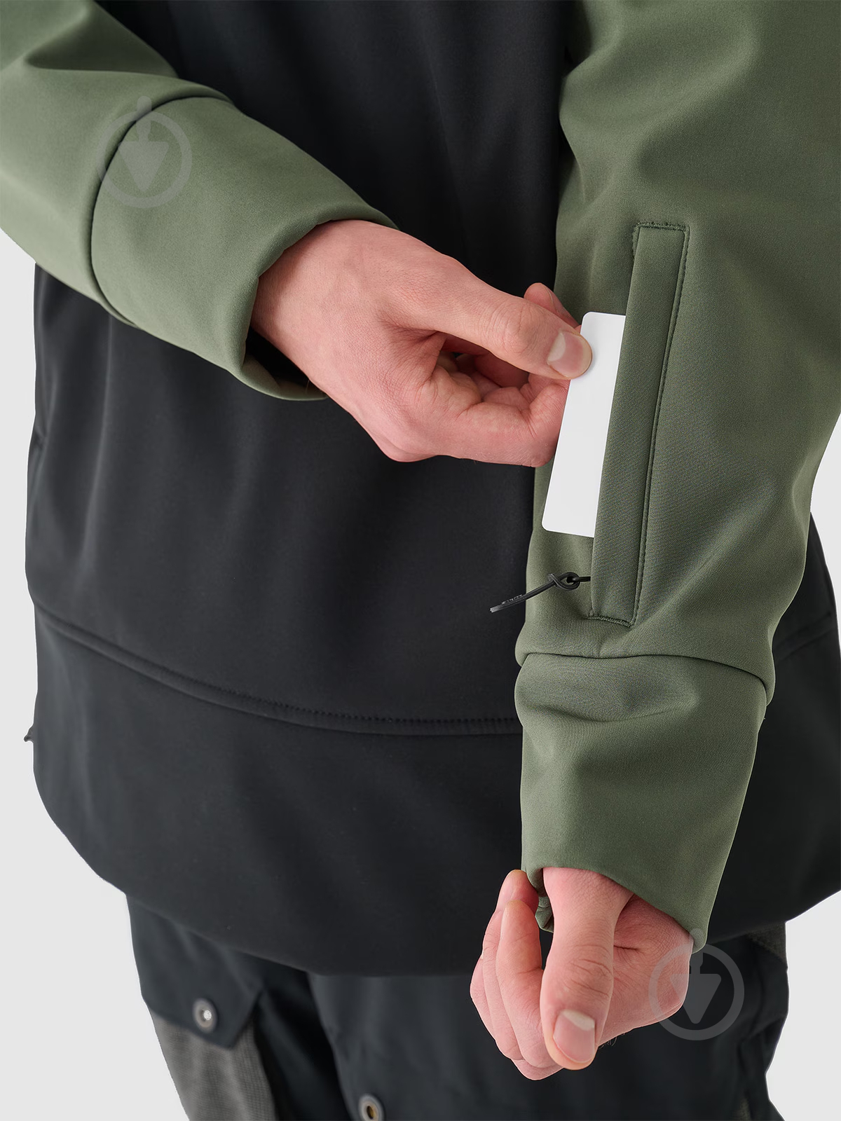 Куртка 4F SOFTSHELL JACKET M255 4FWAW24TSOFM255-20S р.L чорний - фото 9