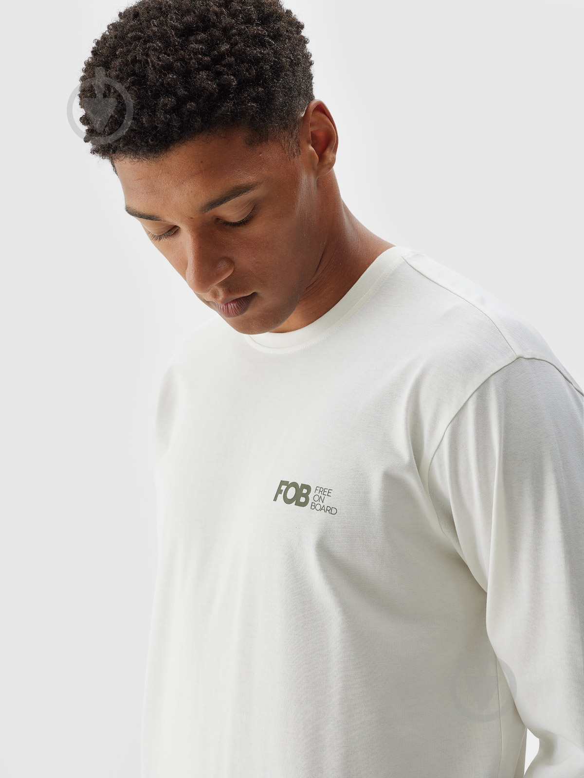 Футболка 4F LONGSLEEVE M315 4FWAW24TLONM315-11S р.L бежевий - фото 3