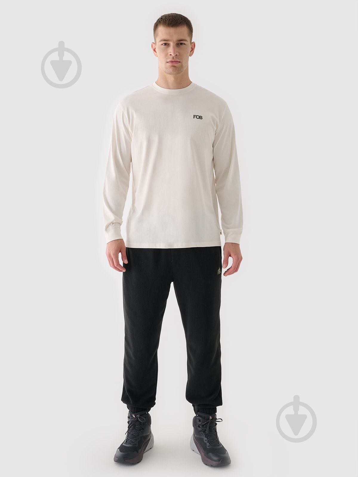 Футболка 4F LONGSLEEVE M315 4FWAW24TLONM315-11S р.L бежевий - фото 6