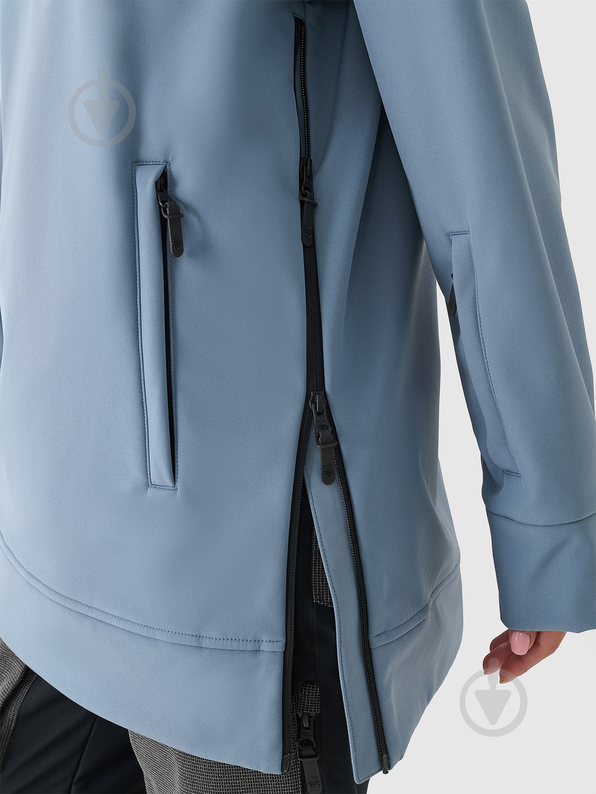 Куртка 4F SOFTSHELL JACKET F289 4FWAW24TSOFF289-32S р.S синий - фото 6