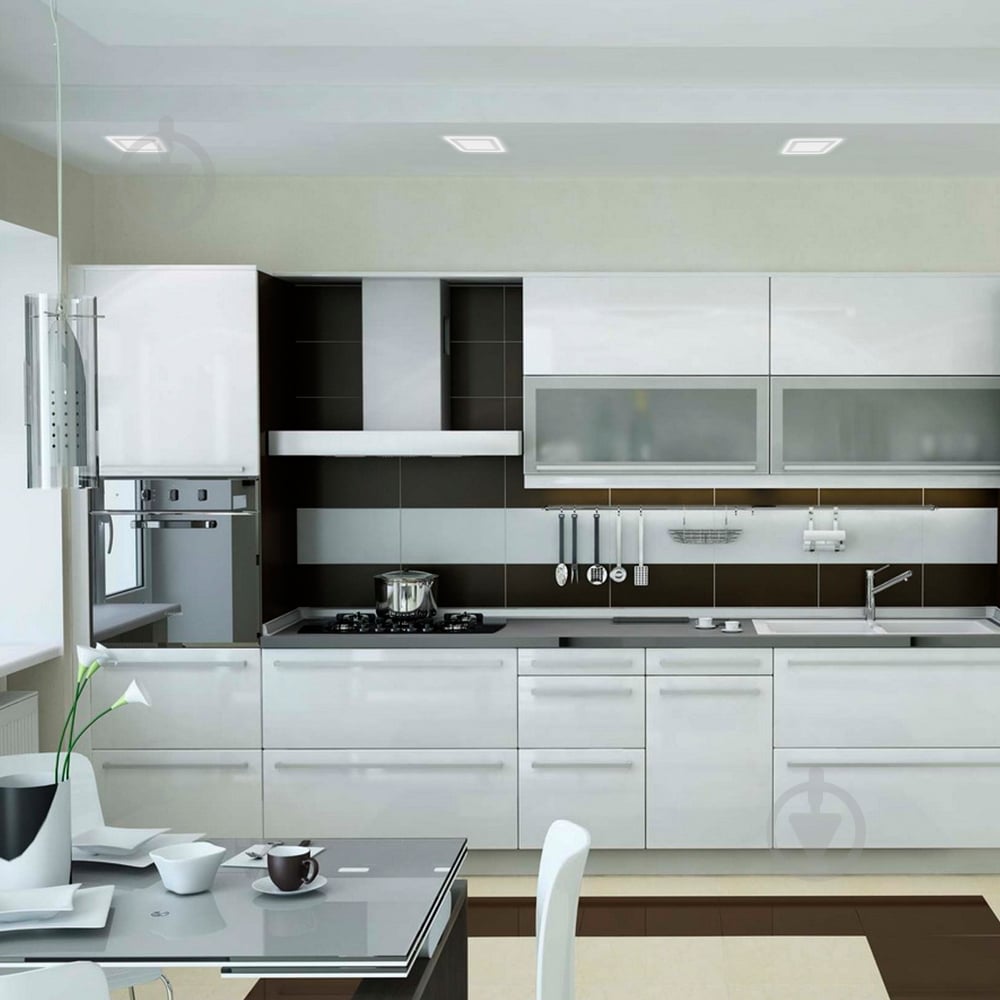 Світильник точковий Eurolamp LED-DLS-6/4 (white) 6 Вт 4000 К білий - фото 4