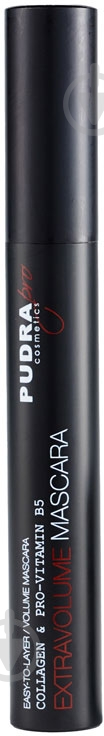 Туш для вій Pudra Cosmetics Максимальний об'єм чорний 10 мл - фото 3