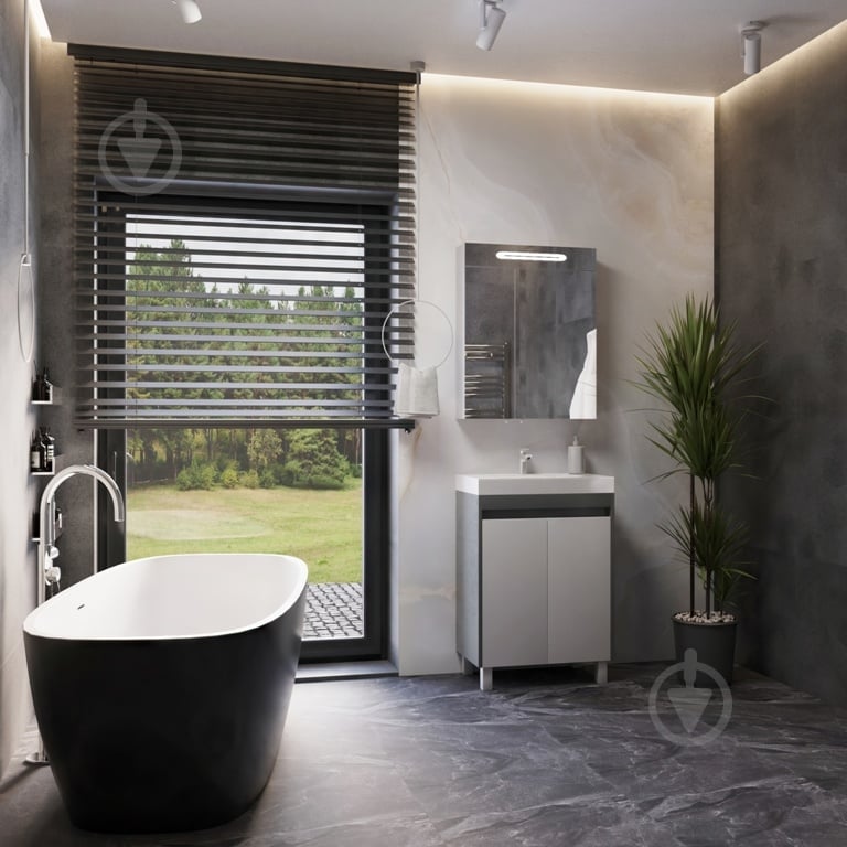 Зеркальный шкаф Акваріус SLIM 80 - фото 3