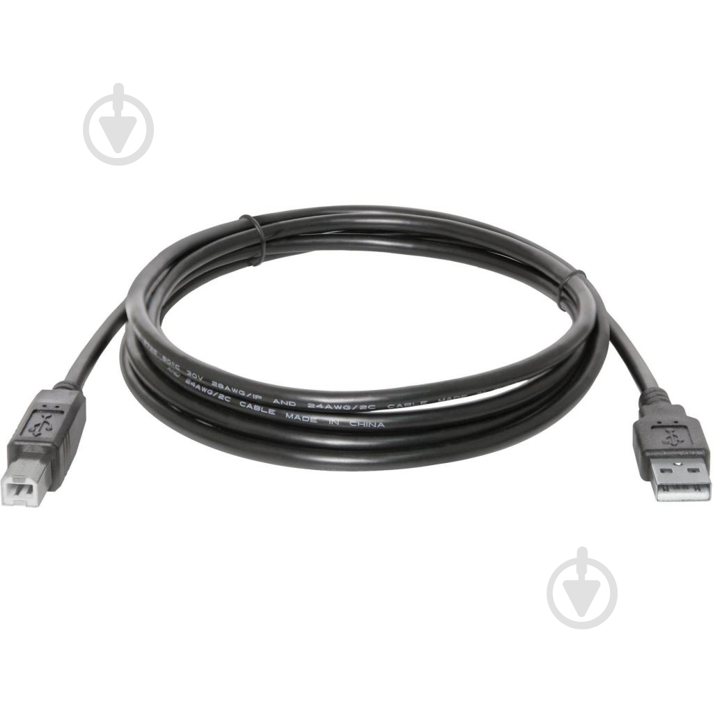 Кабель Defender USB Am – USB Bm 1,8 м черный (83763) - фото 2