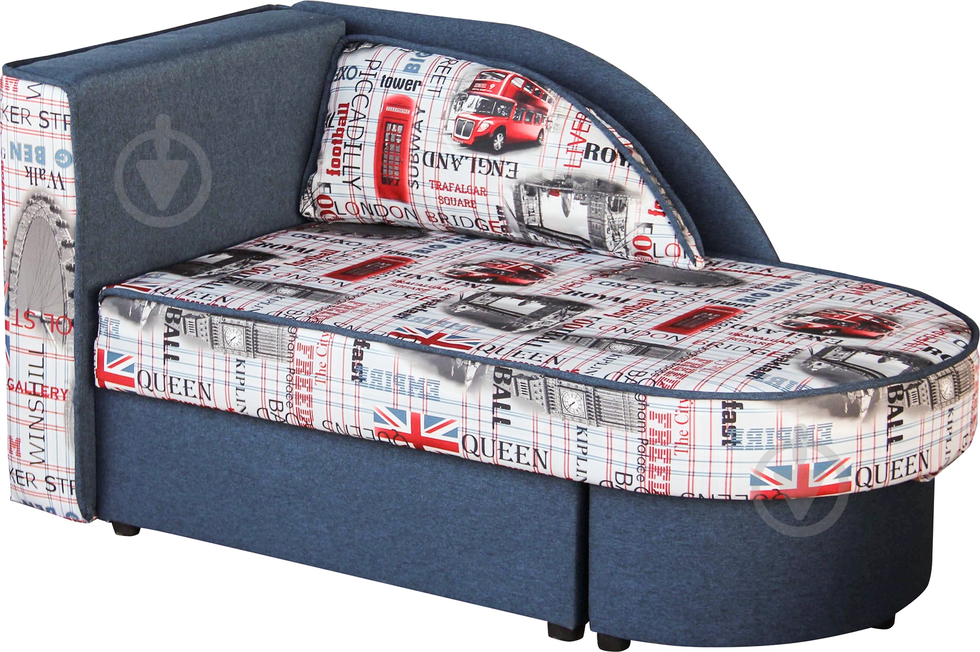 Тахта Берегиня Домовичок лівостороння різнокольоровий 1410x770x740 мм - фото 2