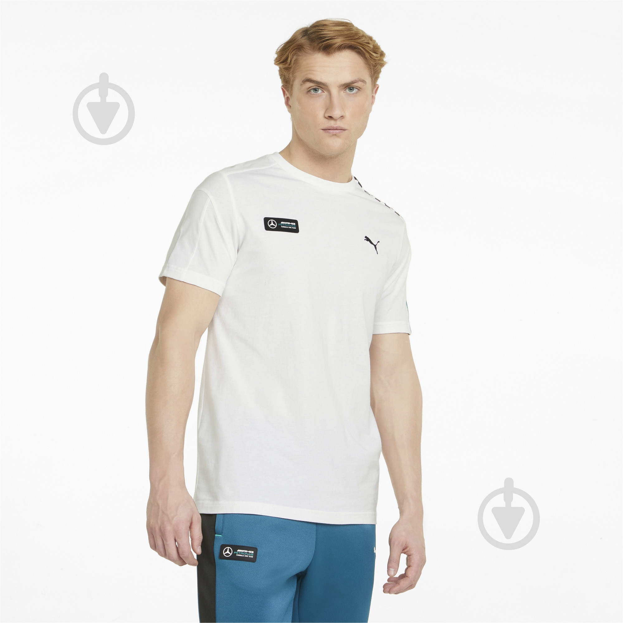Футболка Puma MAPF1 T7 Tee 53360103 р.M белый - фото 1 Футболка Puma MAPF1 T7 Tee 53360103 р.M белый - фото 1
