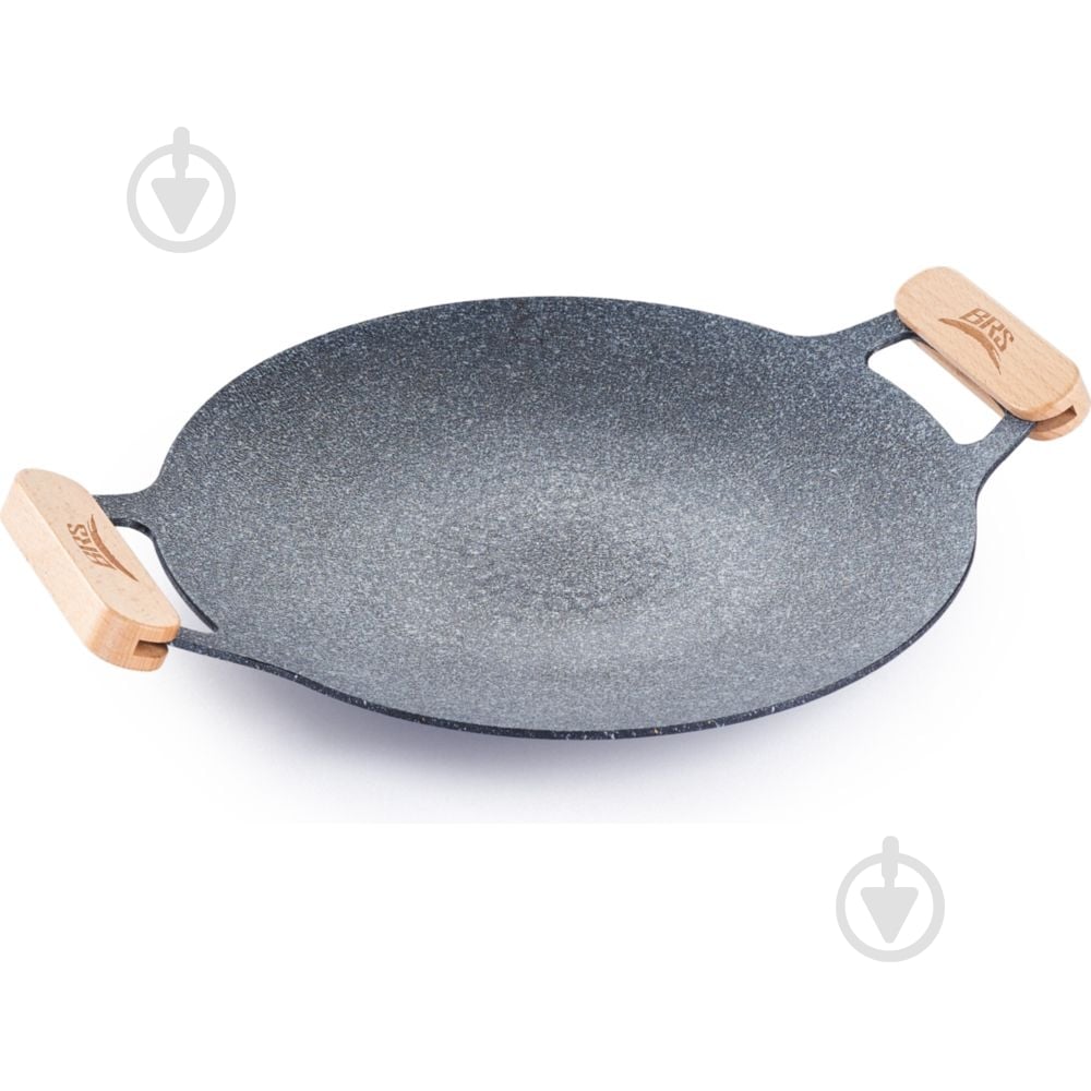 Сковорода BRS ø300 мм 40 мм -садж с ручками BRS-P27B - фото 1 Сковорода BRS ø300 мм 40 мм -садж с ручками BRS-P27B - фото 1