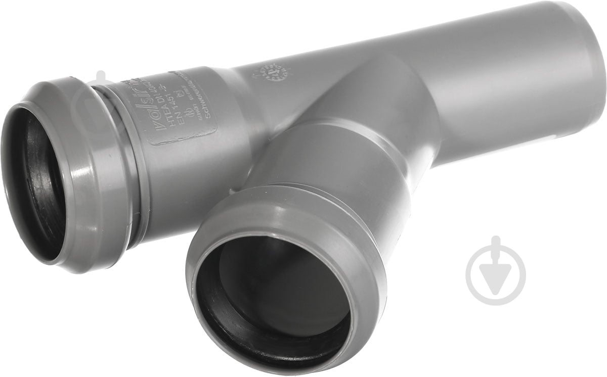 Тройник канализационный Valsir ПП d40х40x45° - фото 2